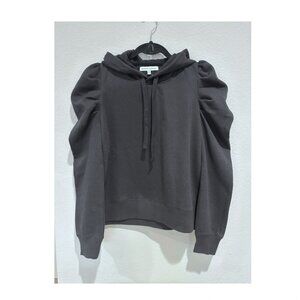 Rebeccal Minkoff Janine Ruched Sleeves Hoodie